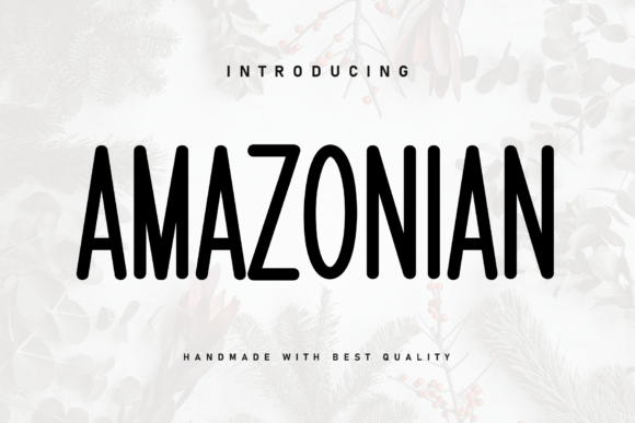 Amazonian: A Handwritten Display Font with Heartfelt Calm