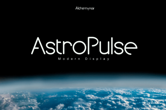 Astropulse: A Display Font That Commands Attention