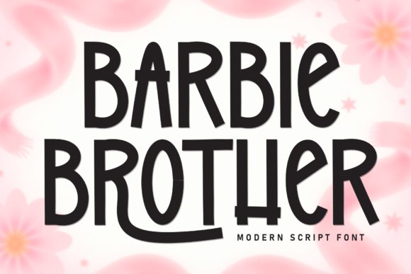 Barbie Brother: A Sweet Handwritten Display Font for Crafters
