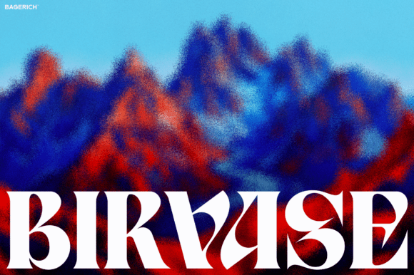 Birvase: A Display Font That Bridges Serif Grace and Geometric Boldness