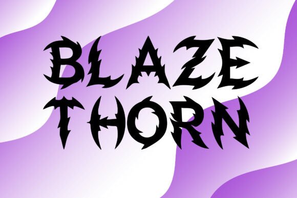 Blaze Thorn: A Bold Display Font for Editorial Impact