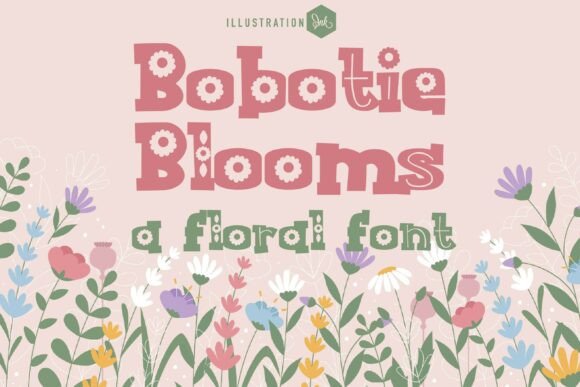 Bobotie Blooms Family: A Whimsical Display Font for Scroll-Stopping Campaigns