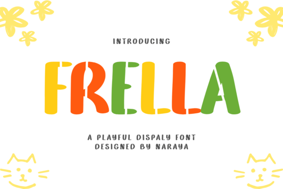 Frella: A Playful Display Font That Feels Like a Warm Handshake