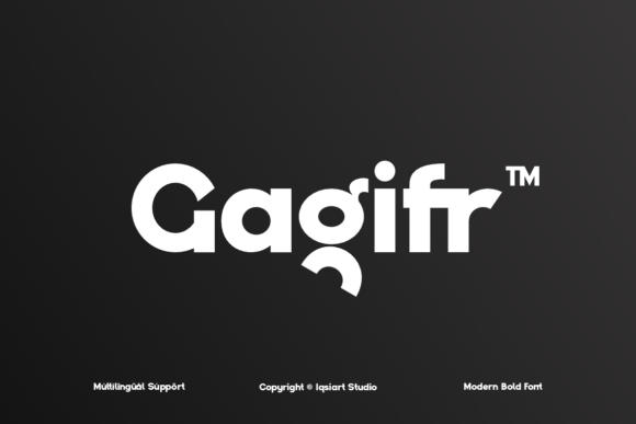 Gagifr: A Bold Display Font That Commands Attention Online