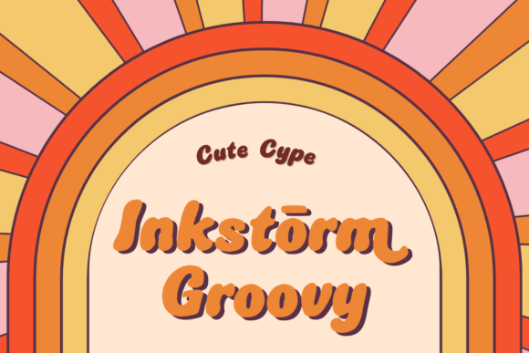 Inkstorm Groovy: A Playful Display Font for Digital Branding