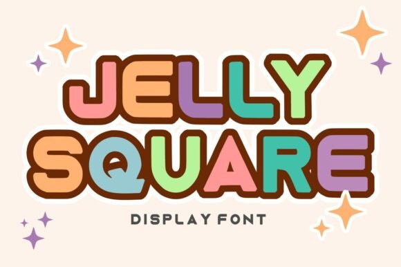 Jelly Square: A Playful Yet Polished Display Font
