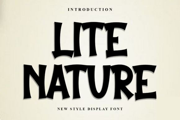 Lite Nature: A Festive Display Font That Delivers Whimsy—Not Just Hype