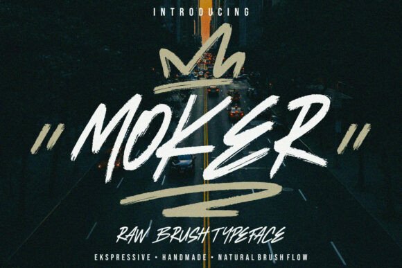 Moker: A Bold Display Typeface for Campaign Energy