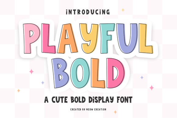 Playful Bold: A Display Font That Delivers Joy in Every Headline