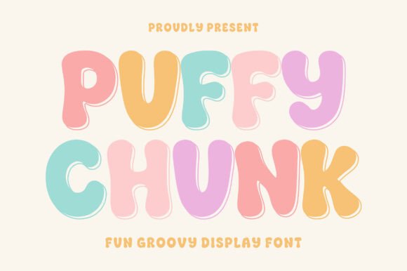 Puffy Chunk: A Playful Display Font for Editorial Charm