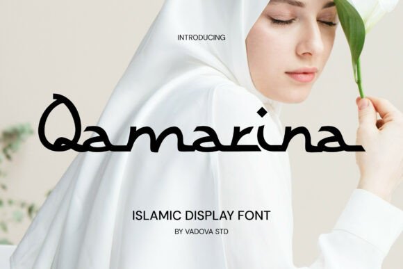 Qamarina: A Display Font That Moves Your Message