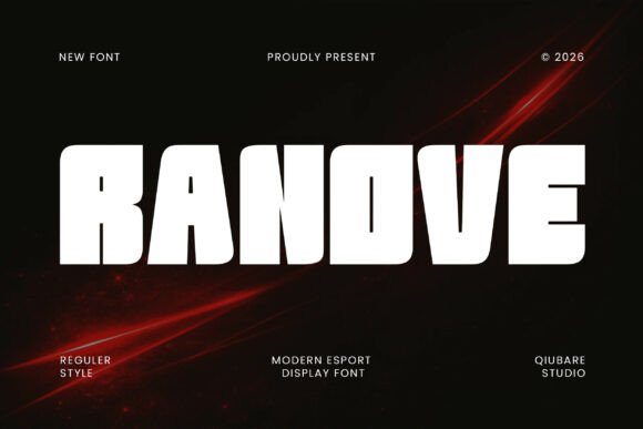 Ranove: A Bold Display Font for Modern Web Design