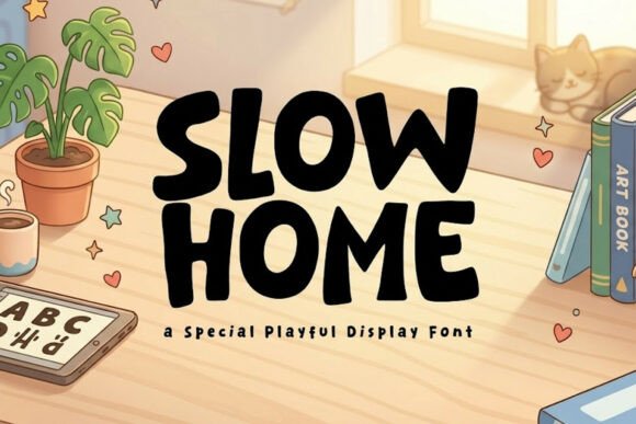 Slow Home: A Display Font That Feels Like Home