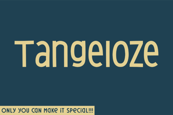 Tangeloze: A Natural Handwritten Display Font for Scroll-Stopping Campaigns
