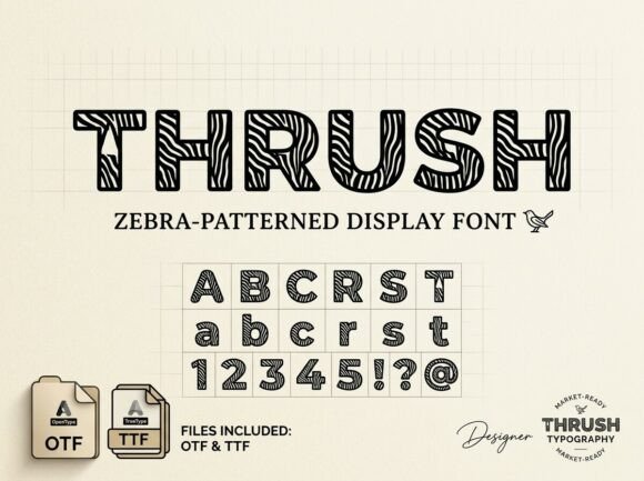 Thrush: A Display Font That Commands Attention in Campaigns