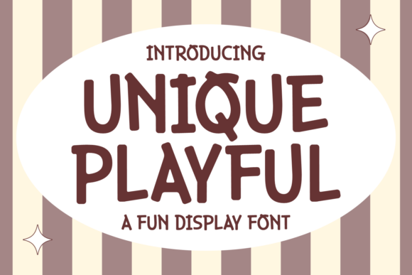 Unique Playful: A Display Font That Delivers Joy Without Sacrificing Clarity
